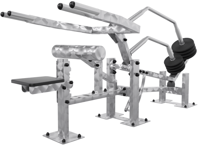 IVE Gym i rustfritt stål. Triceps