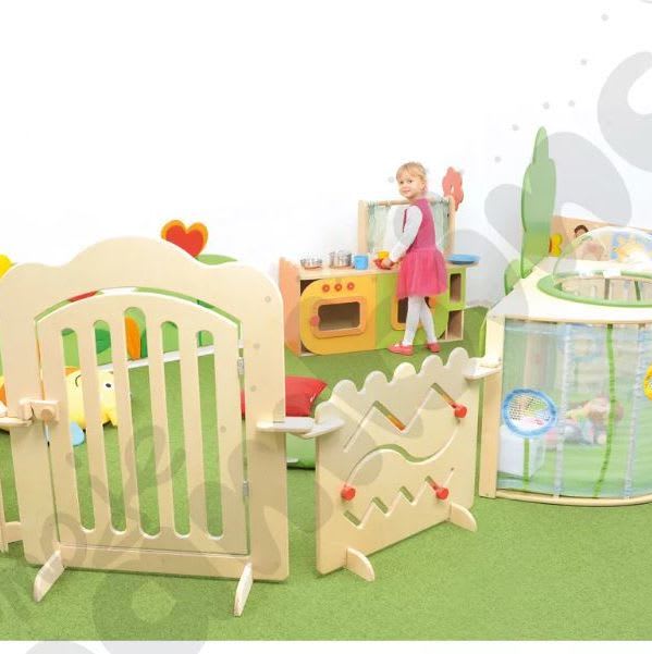 Lekeport med 2 stk veggfeste