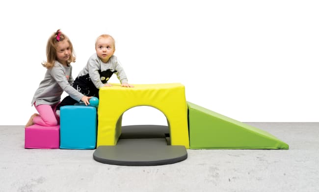 Skummodulsett for de minste, bru, 6 deler