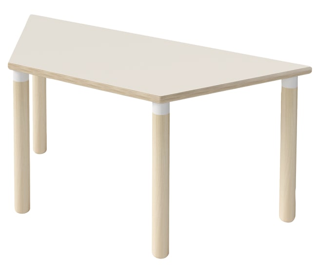 Tavoli trapezbord m/ben i tre