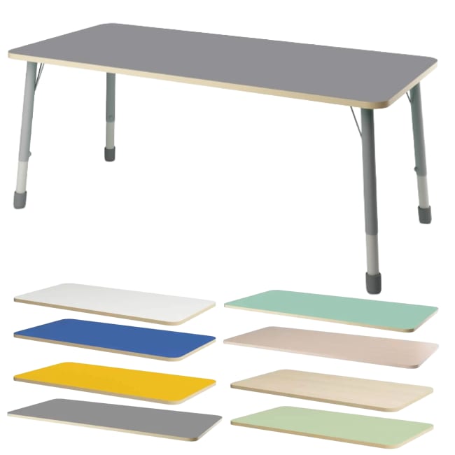 Nova Ekobord med stålben, 138 x 69 cm.