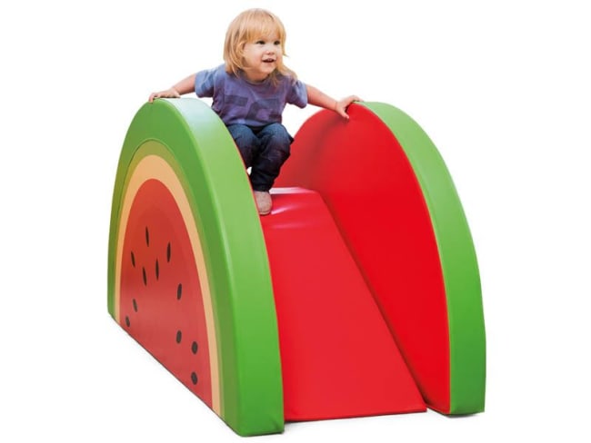 Skummodul med sklie Vannmelon