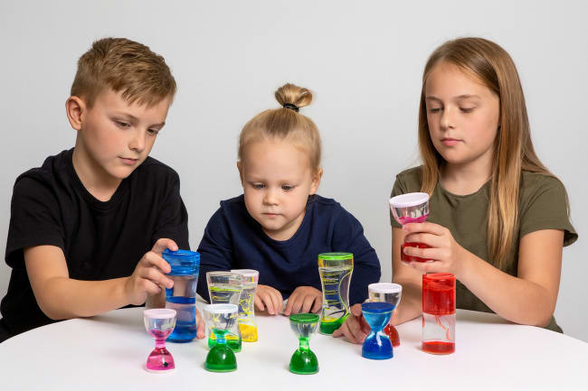 Sensoriske timeglass 15 deler