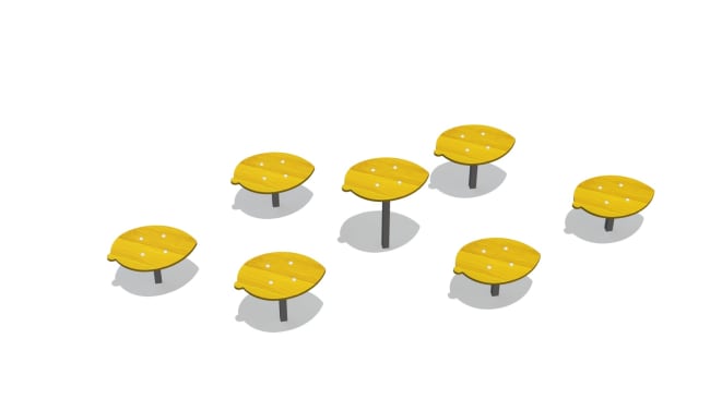 Balanseløype, blader, standard