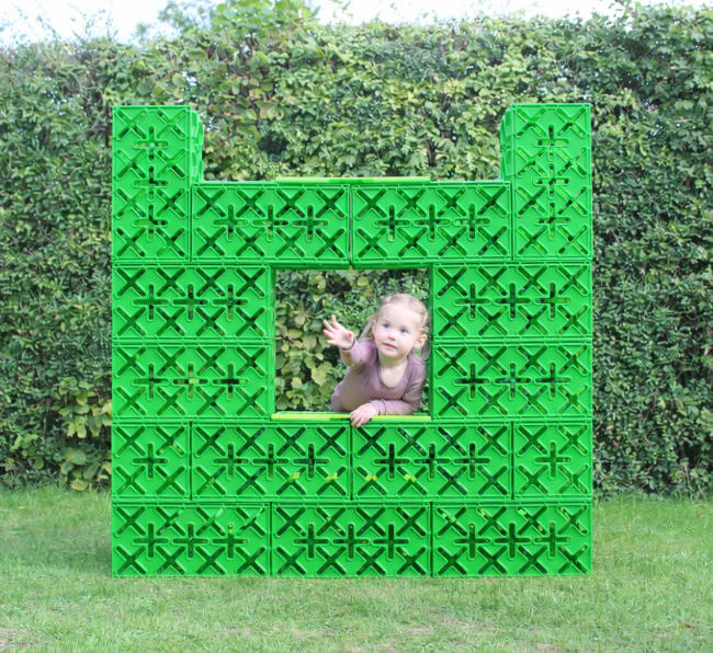 X-block grønne kasser, 10 stk