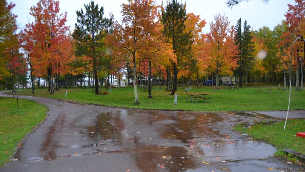 Union River 'Big Bear' Campground Michigan