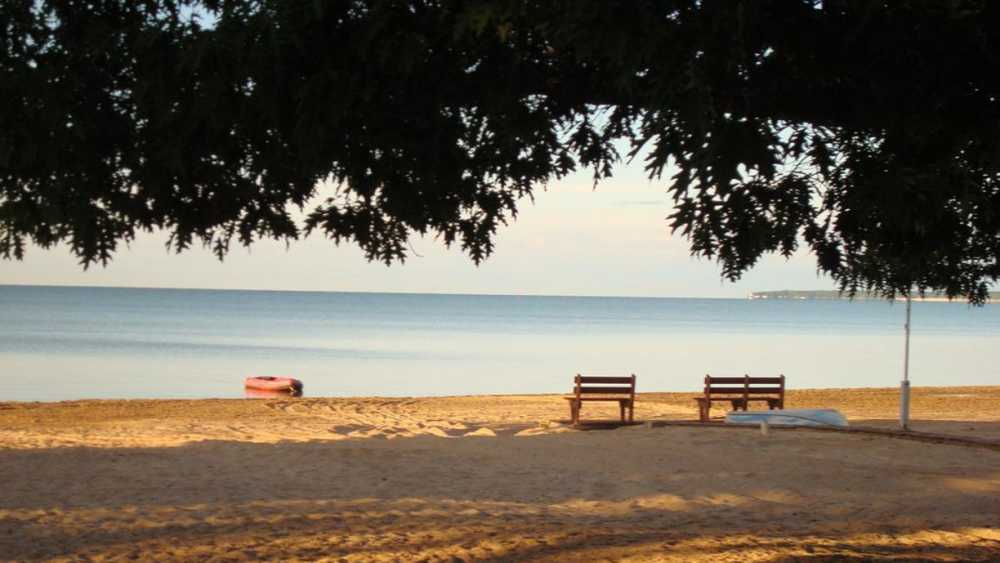 Beach House On Lake Huron Michigan