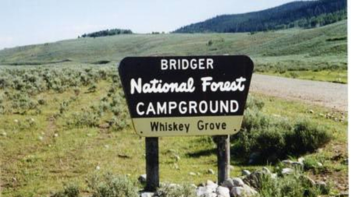 Whiskey Grove Campground Pinedale Travel Wyoming. That's WY