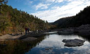 Hiking at Cossatot River State Park-Natural Area