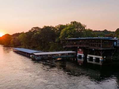 Gaston's White River Resort and Restaurant overlooking the White River