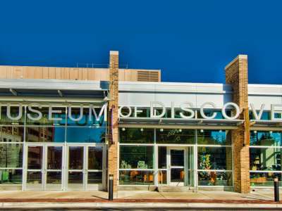 Exterior view of The Museum of Discovery