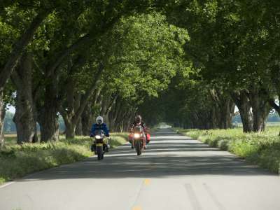 A motorcycle tour on the Grand Prairie Loop