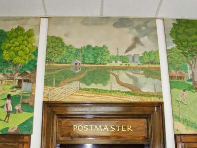 DeWitt WPA Post Office Mural