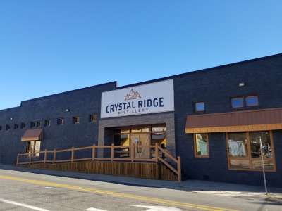 Exterior view of Crystal Ridge Distillery in Hot Springs, Arkansas