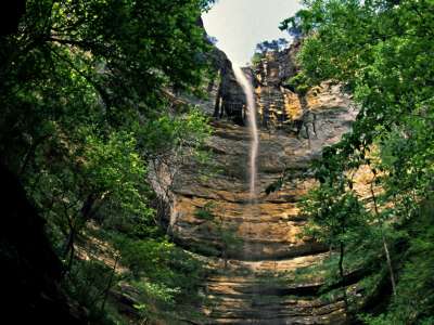 Hemmed-In Hollow Falls