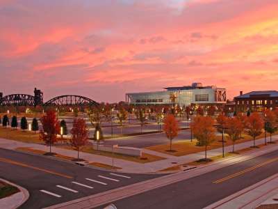 The Clinton Presidential Center and Park is located in the heart of downtown Little Rock's River Market district, easily accessible by Interstate-30