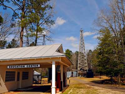 Oil Field Park is located by the museum