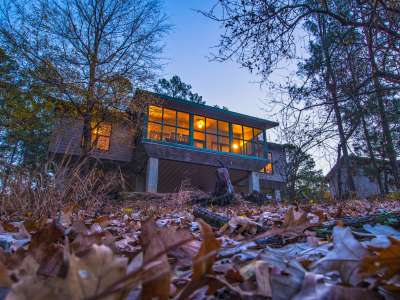 Beautiful cabins overlook Moro Bay at Moro Bay State Park