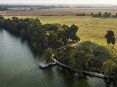 The mounds comprises one of the largest archeological sites in the Lower Mississippi River Valley