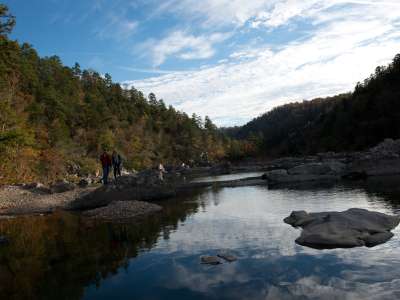 Hiking at Cossatot River State Park-Natural Area