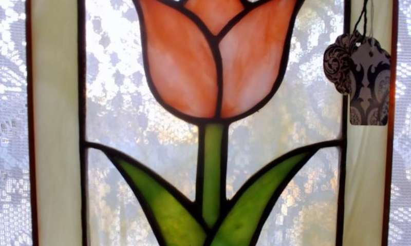 Stained glass flowers online