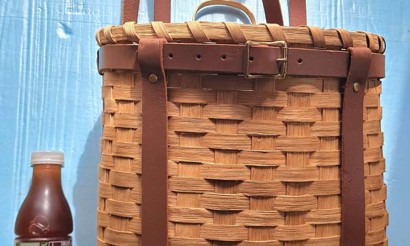 Weave a White Oak Harvesting Backpack