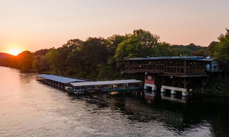 Gaston's White River Resort and Restaurant overlooking the White River