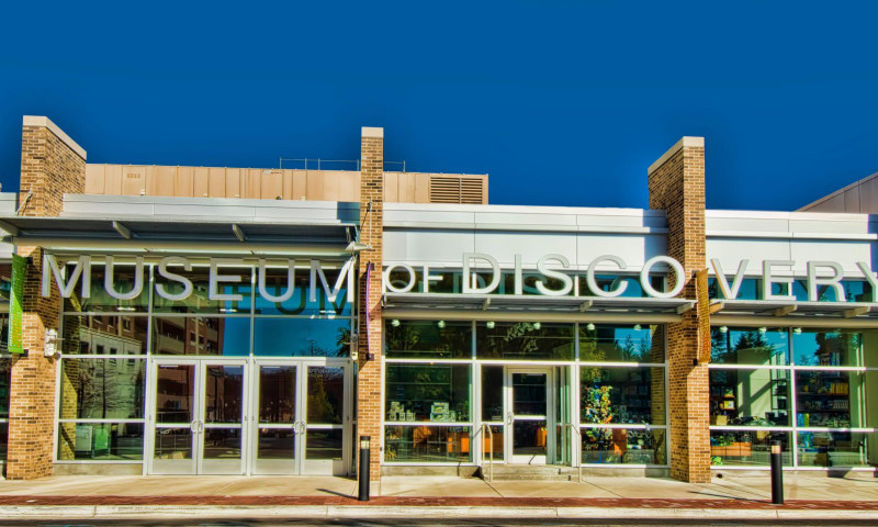 Exterior view of The Museum of Discovery