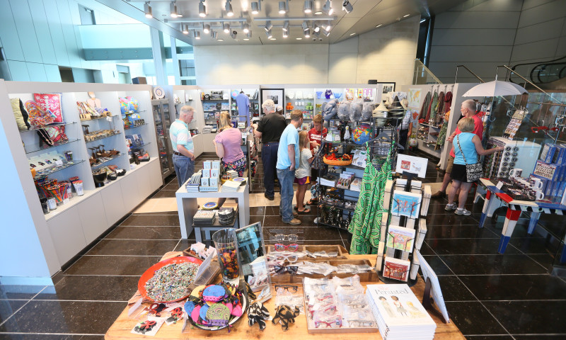 Located in the lobby of the Clinton Presidential Center, admission fees are not required to shop at the museum store