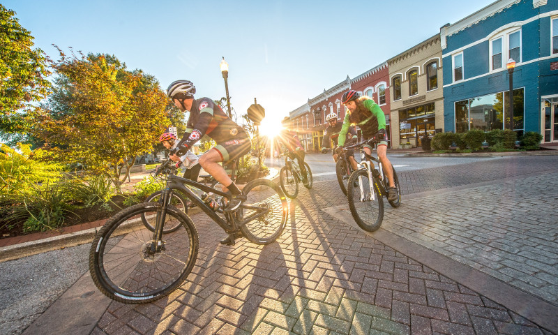 Biking the Razorback Regional Greenway