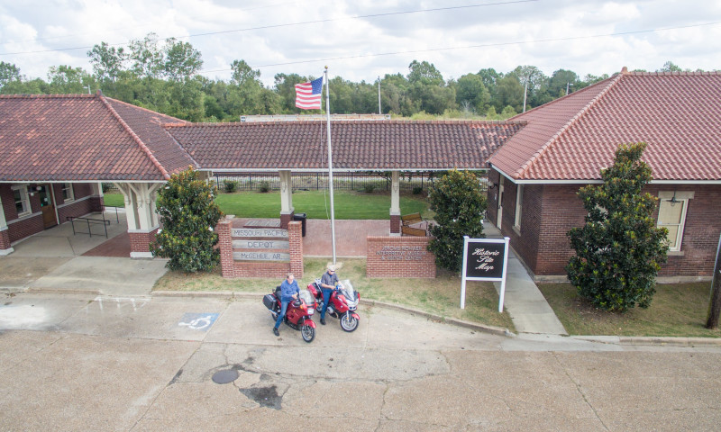A motorcycle tour of the Bayou Bartholomew Rohwer Memorial Loop
