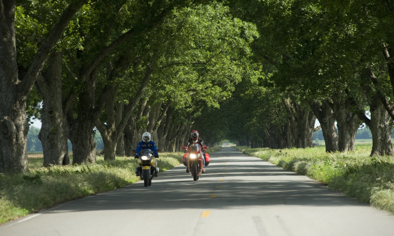 A motorcycle tour on the Grand Prairie Loop