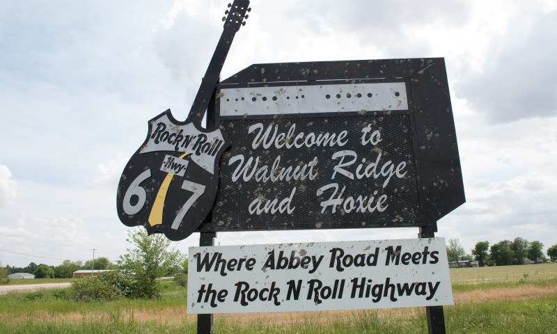 A Rock 'n' Roll sign along the Gateway Gap Rock 'n' Roll Highway