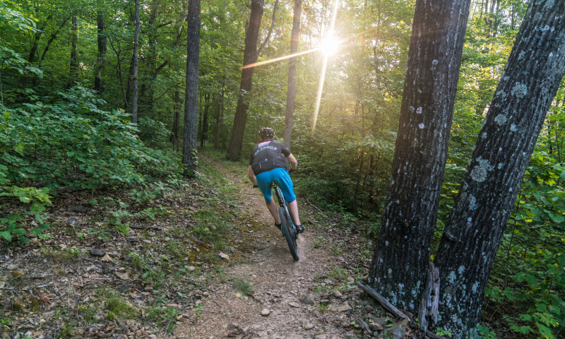 Mountain biking the Upper Buffalo Trail