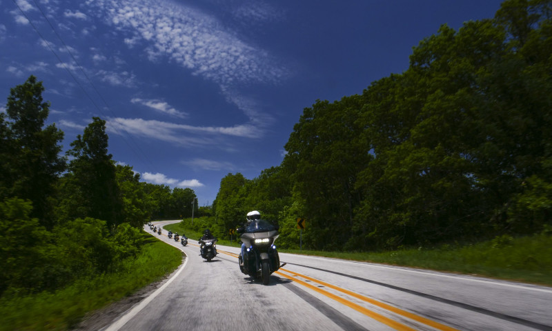 A motorcycle tour on Twisted Lady