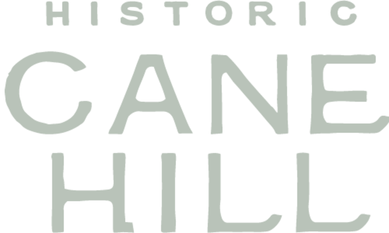 Historic Cane Hill, Inc. Logo with Apple Blossoms