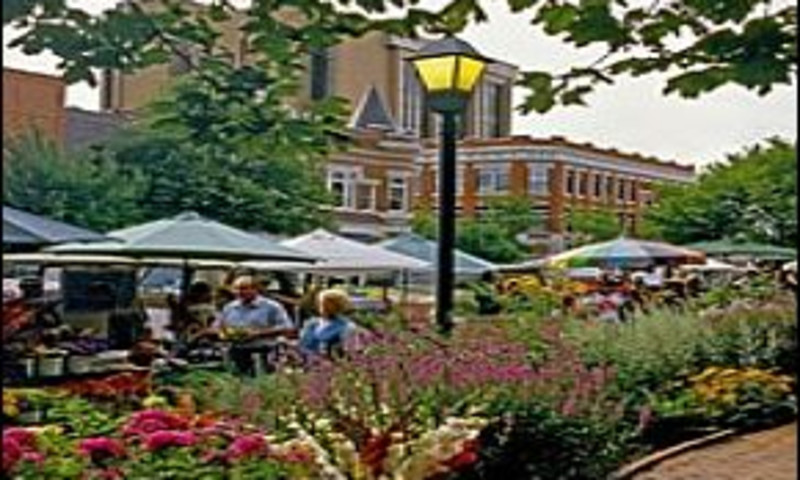 Fayetteville Downtown Square Gardens Arkansas Com