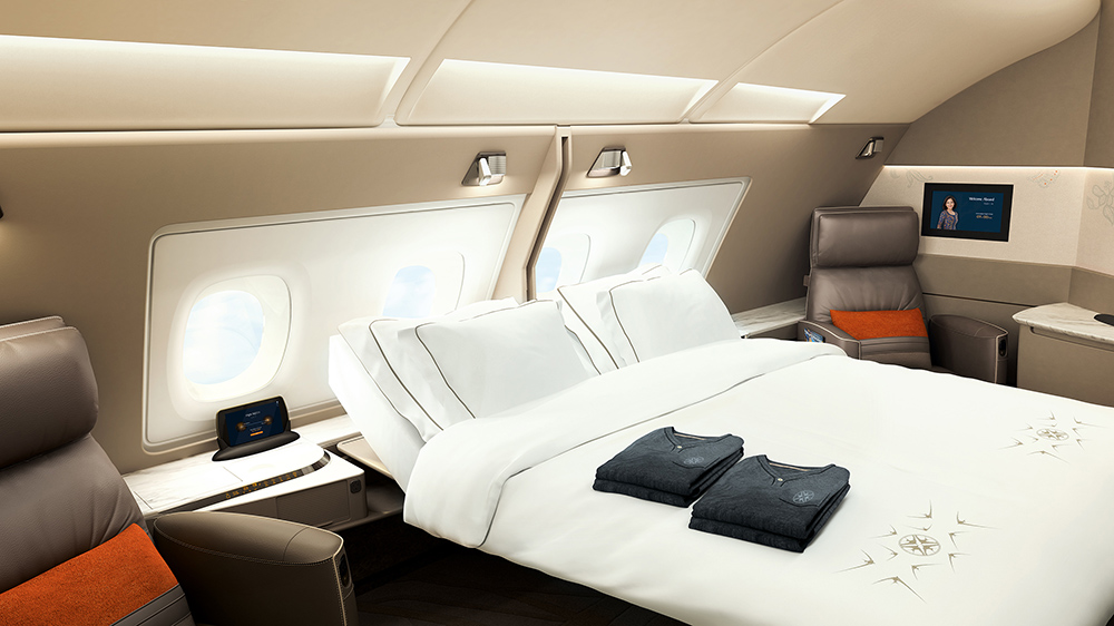 Singapore Airlines A380 Double Bed Suites