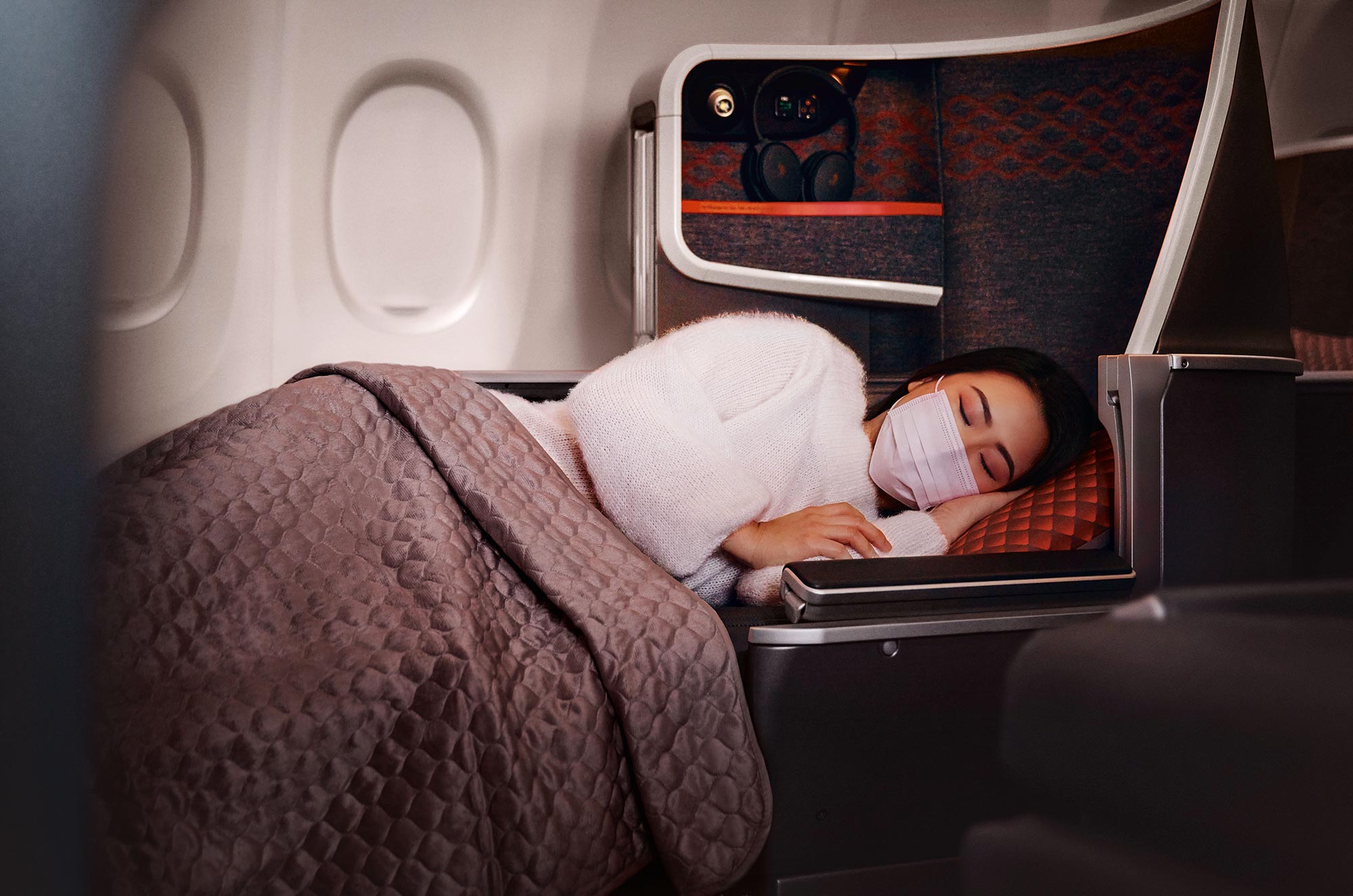 Sleep on the new SIA new flat bed on Regional Business Class