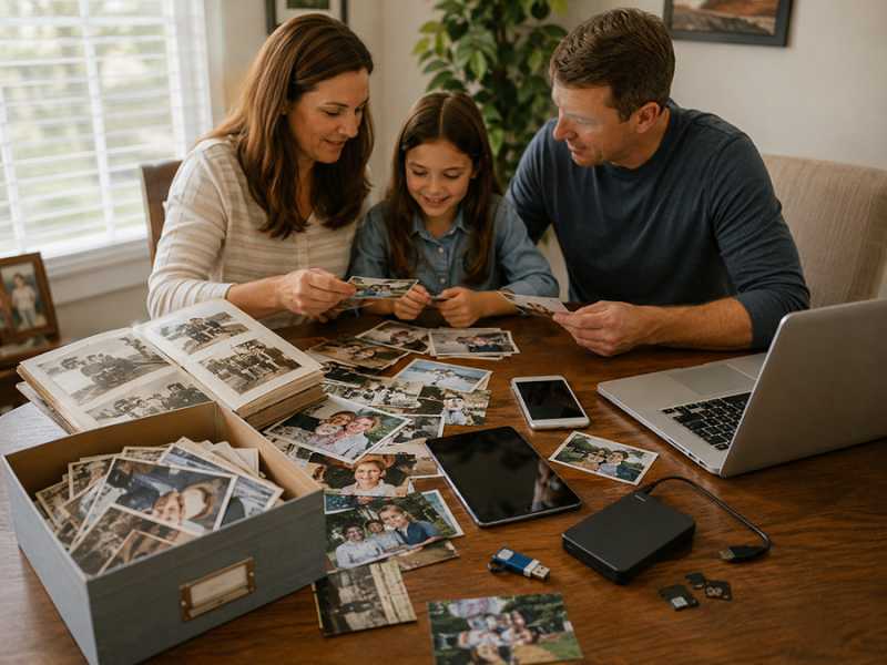 Best Ways To Organize and Save Family Photos