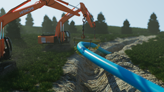 Scene from an industrial explainer video