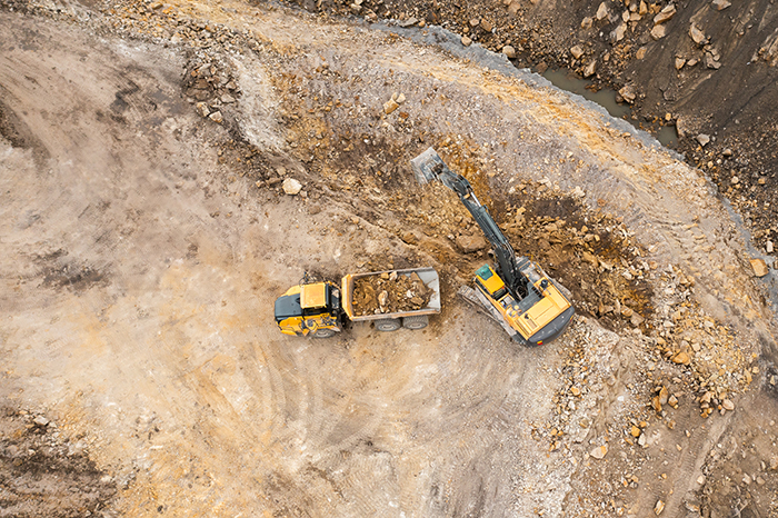 3D model of construction site from drone scans