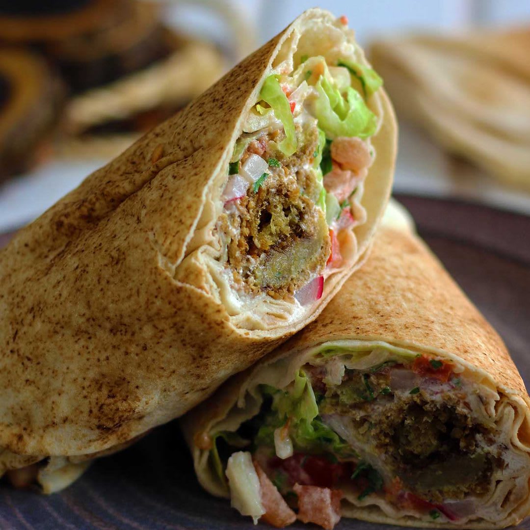 Falafel paratha