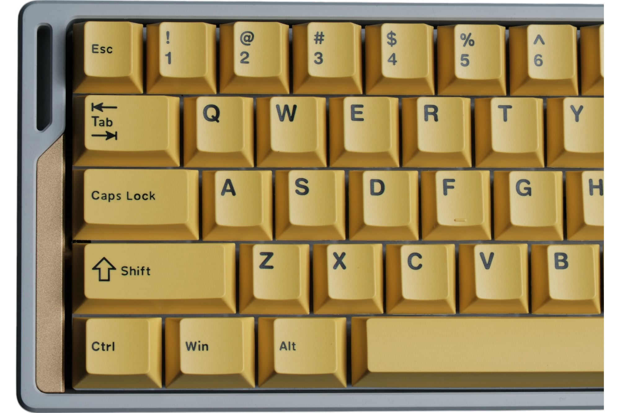 Wuque Studio WS PBT Basic Yellow Keycap Kit