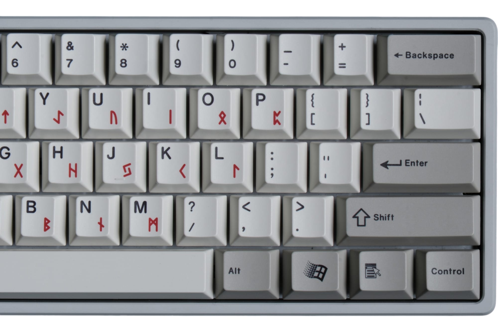 JC Studio Runes Red Keycap Kit