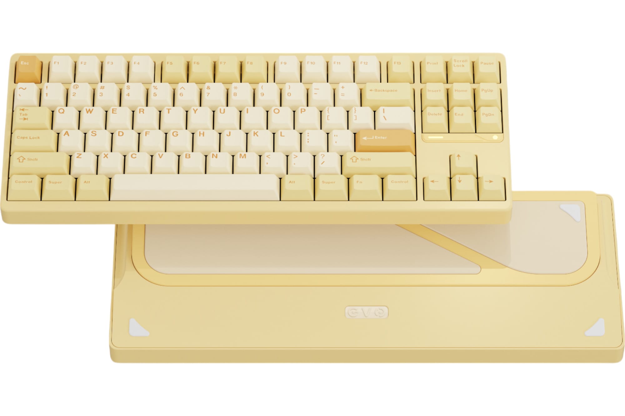 Evoworks Butter Yellow Evo80 Keyboard