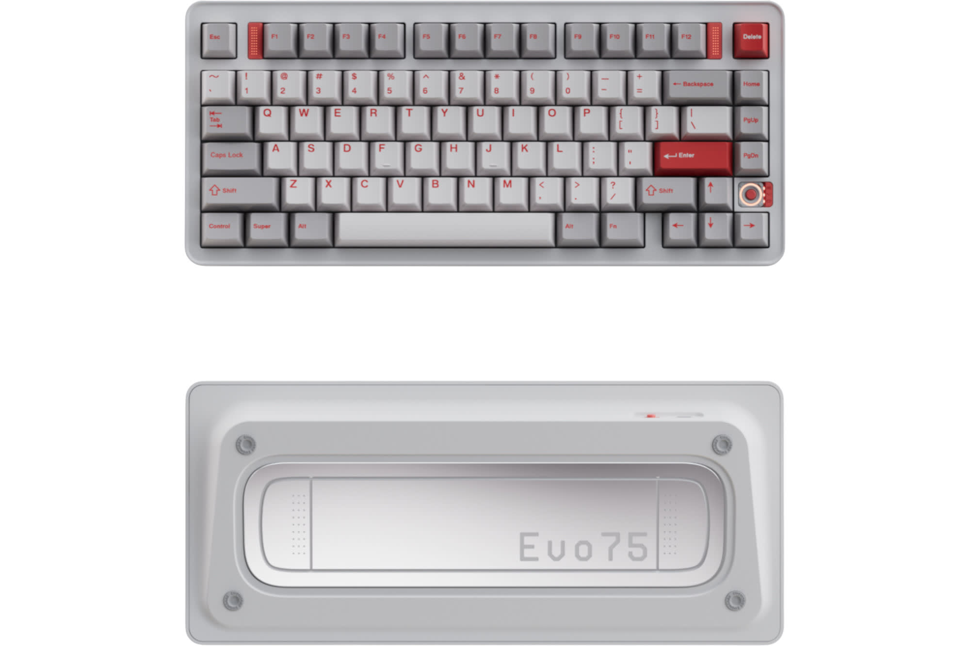 Evoworks Nova White Evo75 Keyboard