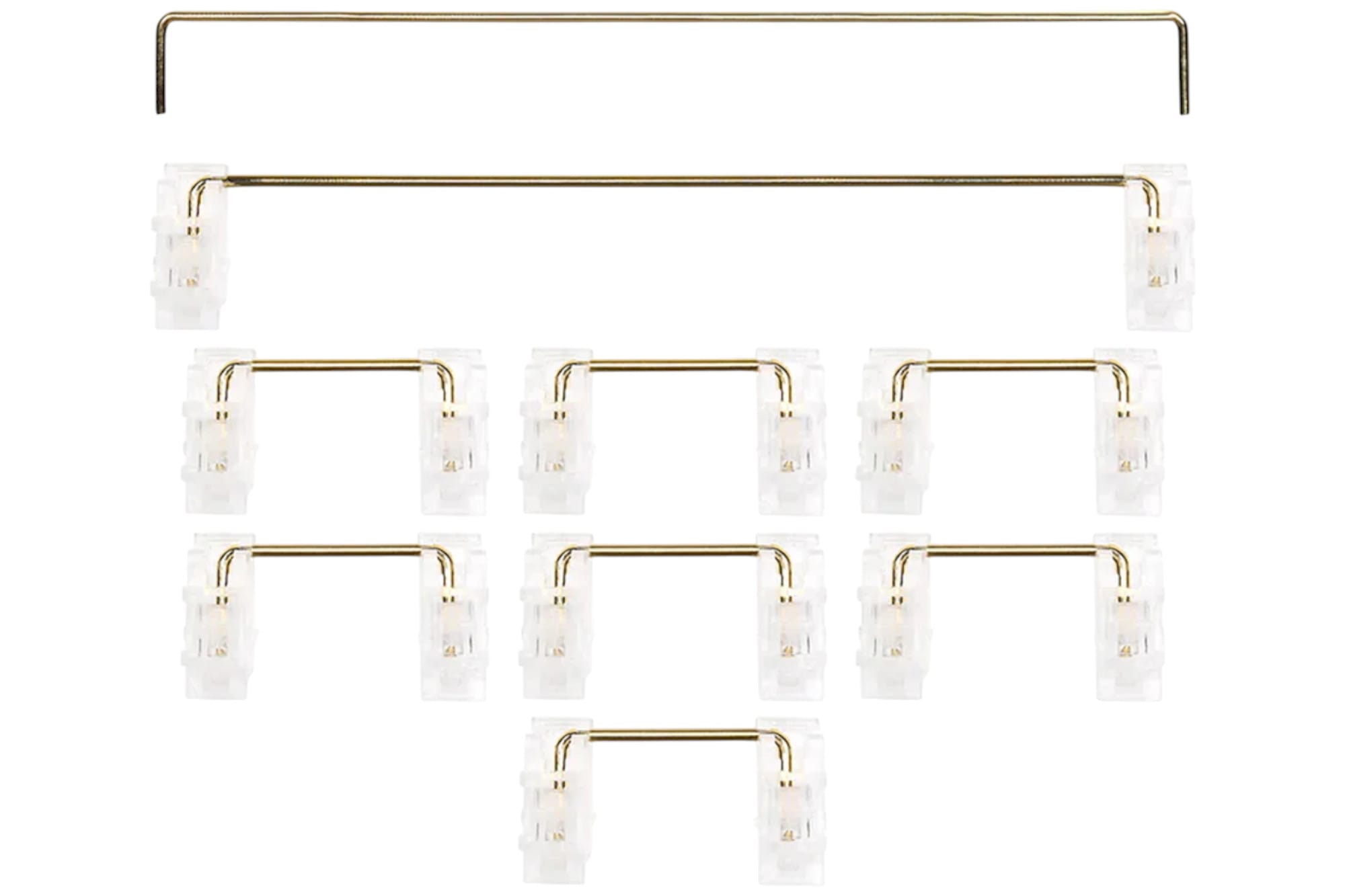 Everglide Clear V2 Plate Mount Stabilizer Set