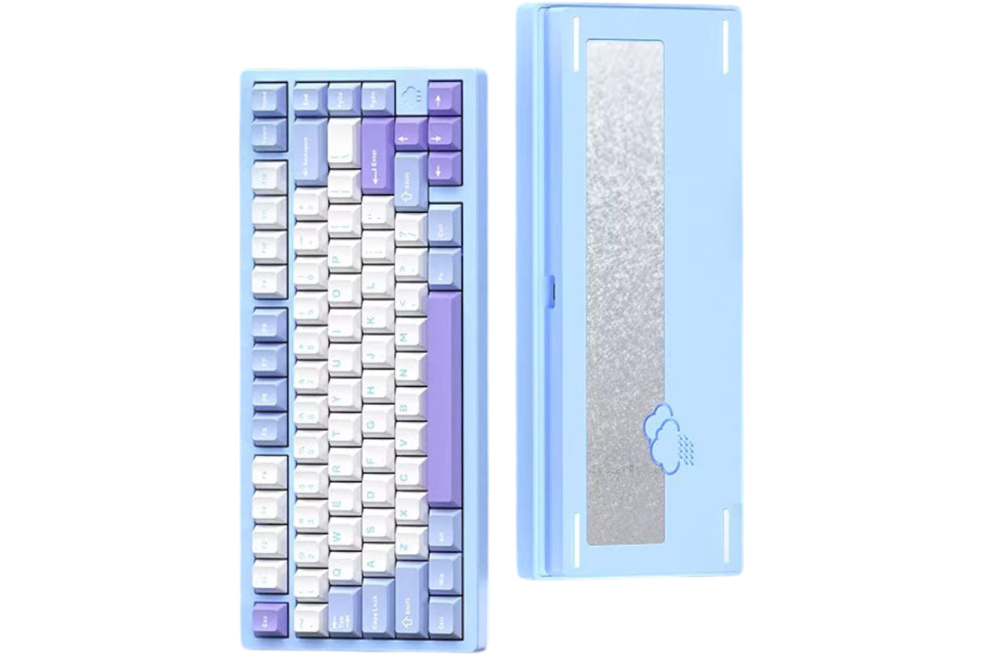 WOBKEY Rainy75 Pro - Blue Keyboard