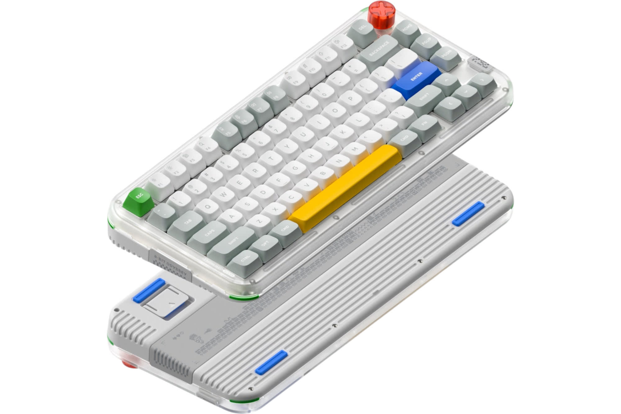 NuPhy NuPhy Kick75 High-Profile Wireless Mechanical Keyboard - Tape Gray Keyboard